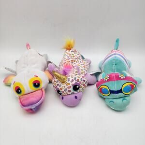 Cutetitos Lot of 3 Islanditos Candyitos Plush 7" Hippo Pelican Unicorn Toys